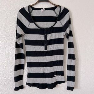 Victoria’s Secret Striped Long Sleeve Shirt